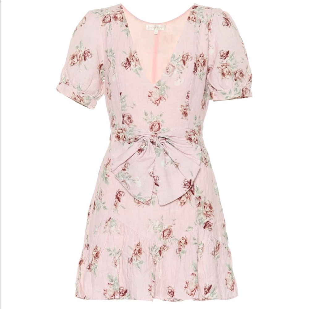 Brand New Designer Lena Floral Linen Dress!
